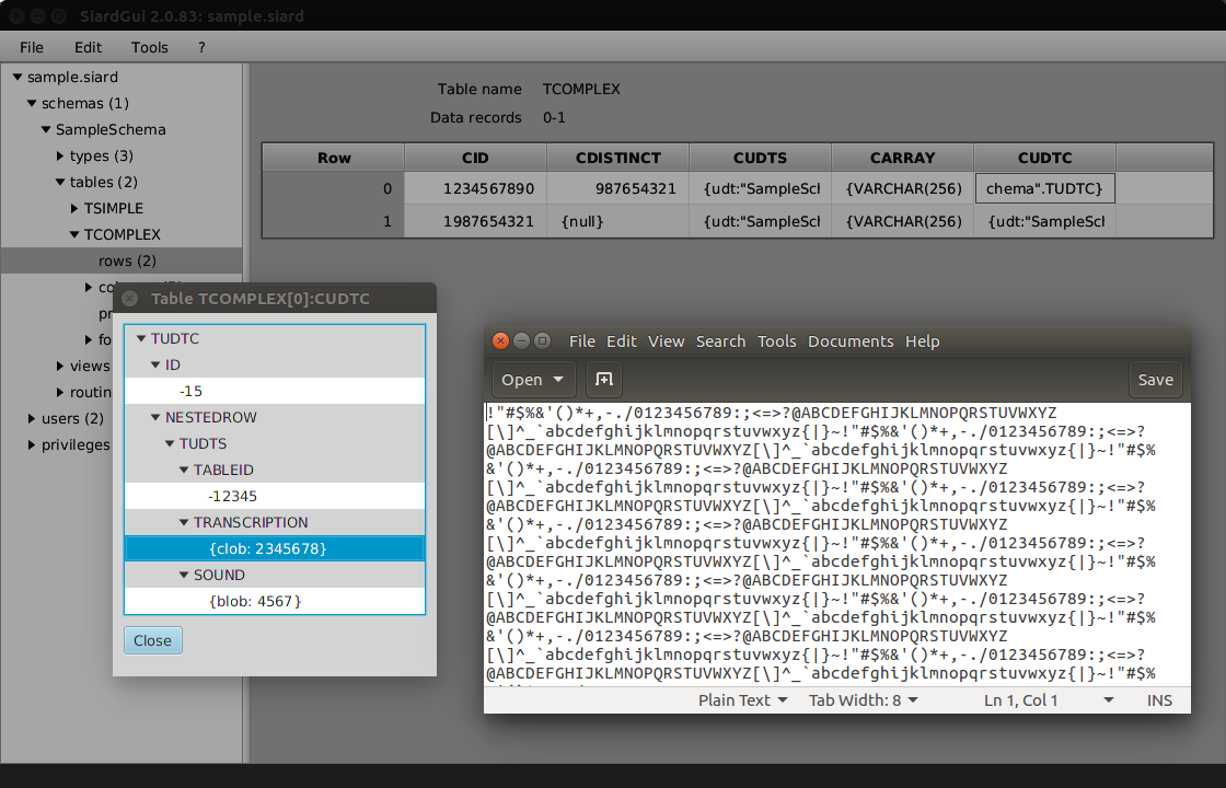 Complex UDT value with binary attribute